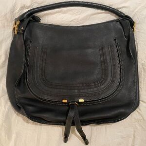 Authentic Chloe Marcie large top handle hobo